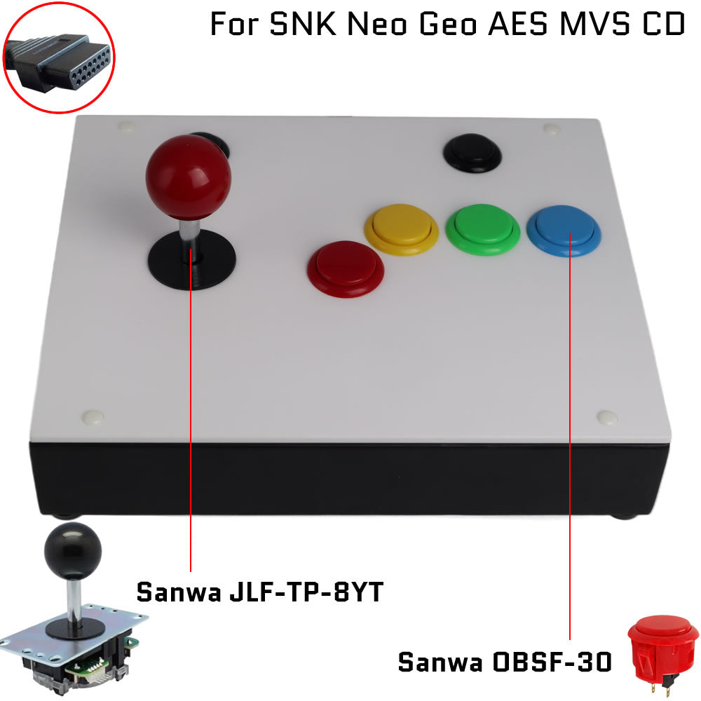 FightBox R2 Arcade Fight Stick Game Controller for SNK Neo Geo MVS/AES/CD