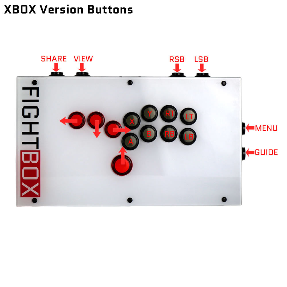 FightBox K1 All Button Leverless Arcade Game Controller