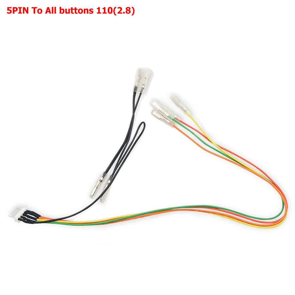 5-Pin to 2.8mm (.110") All Button Leverless Conversion Harness