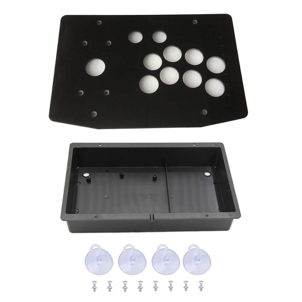 RAC-K500F Acrylic Panel Flat Case 24/30mm Button Hole DIY Arcade Joystick Kits