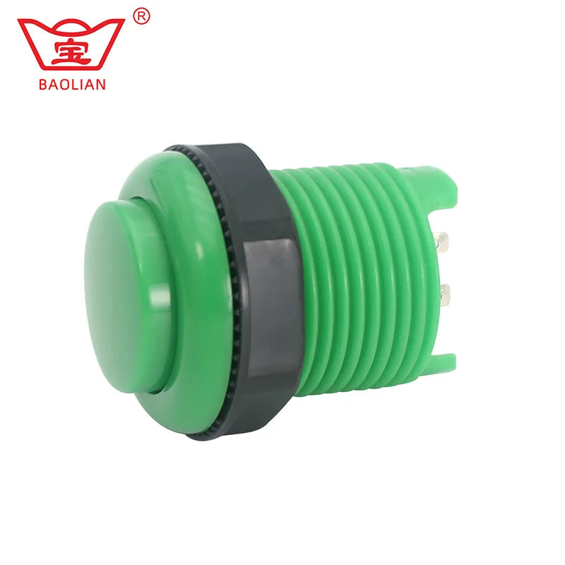 8X Baolian 28mm New Round Convexity Push Button (Plug-In Style) Game Machine Accessories Acrade Push Button