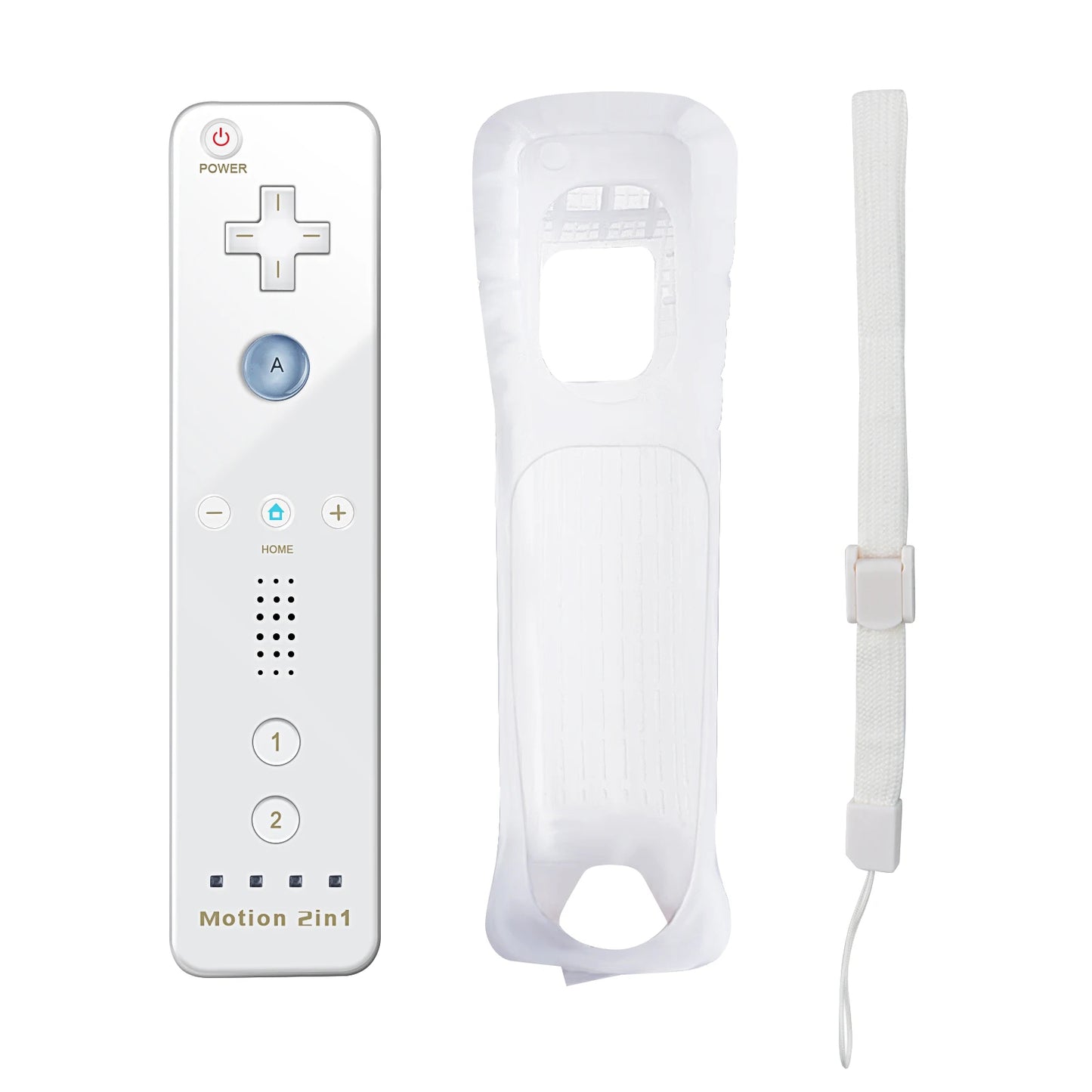 Wii Motion Plus Controller Set - 2in1 Wireless Remote & Silicone Case