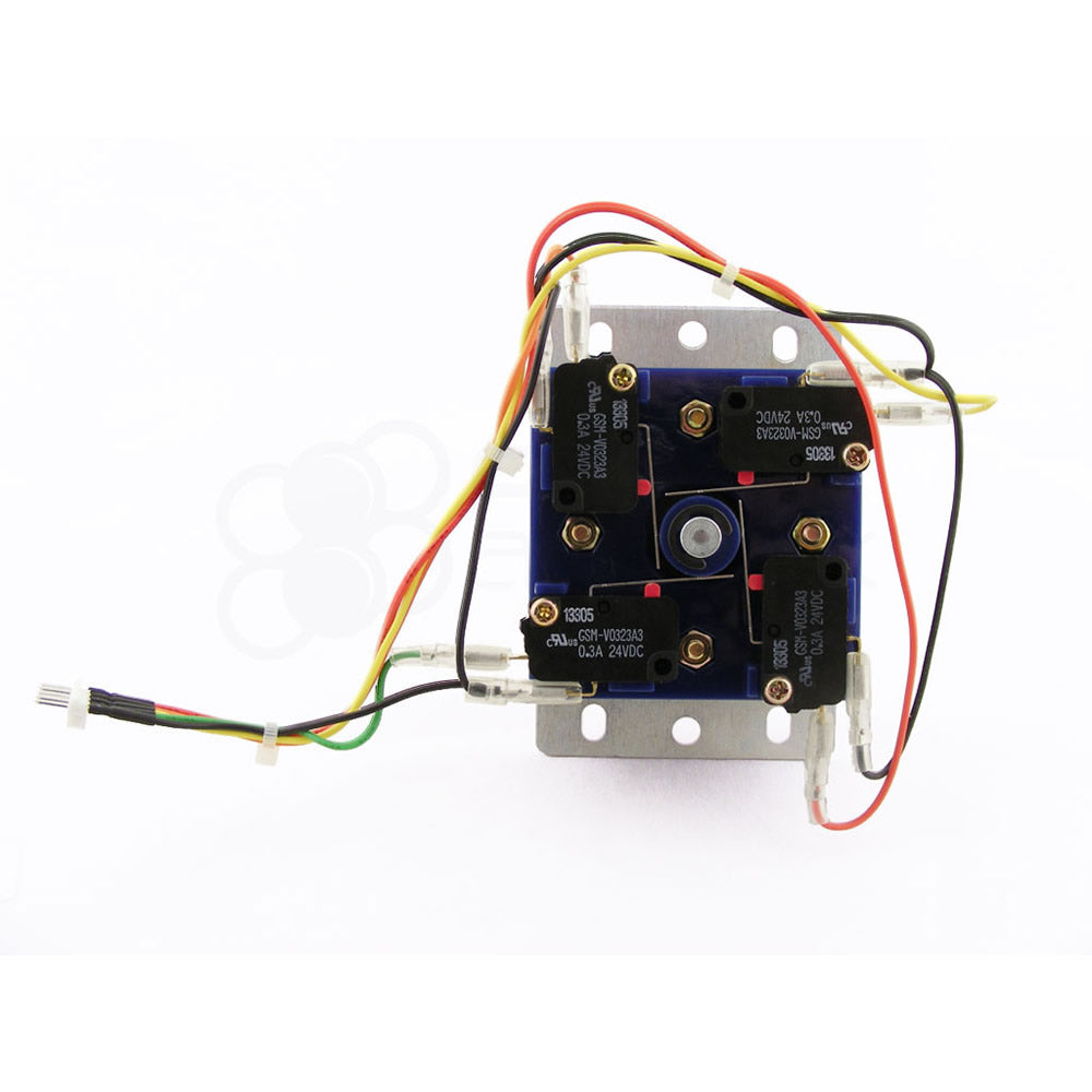 5-Pin to 4.8mm (.187") Microswitch Terminals 2-Pin 8-Pin Conversion Harness connected to joystick