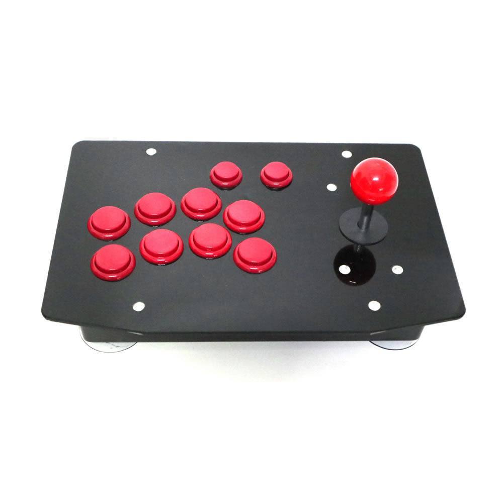 RAC-J500S Right-Handed USB Arcade Stick – 10 Button Fightstick for PC