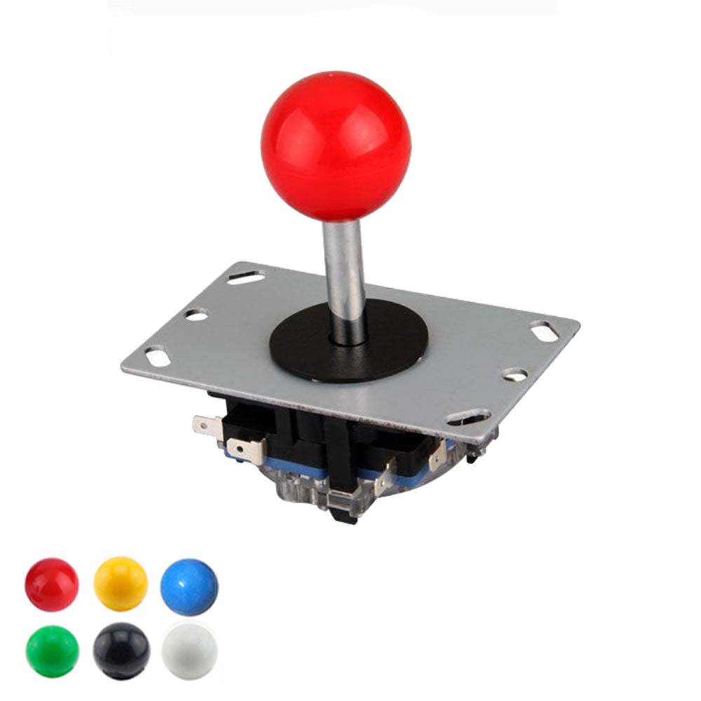 2-Pin 8-Way Arcade Joystick - DIY Fighting Stick for MAME & Cabinets