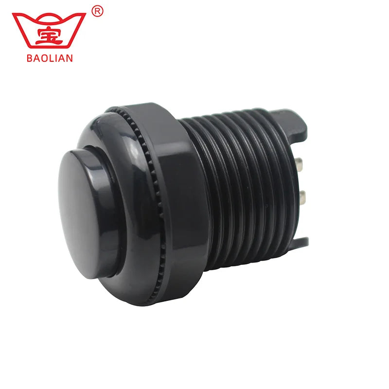 8X Baolian 28mm New Round Convexity Push Button (Plug-In Style) Game Machine Accessories Acrade Push Button