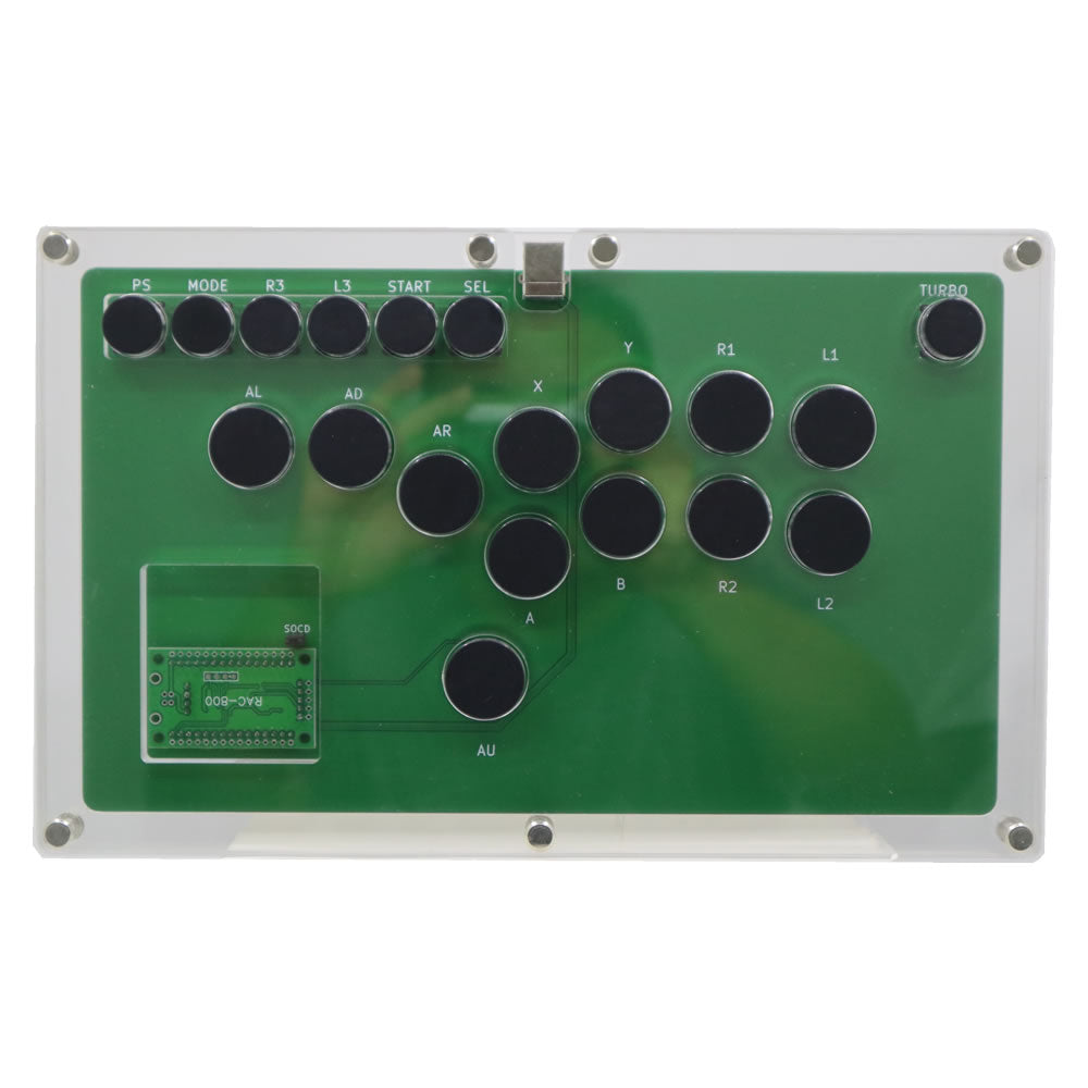 FightBox B1-DIY All Button Leverless Arcade Game Controller for PC/PS/XBOX/SWITCH DIY Version