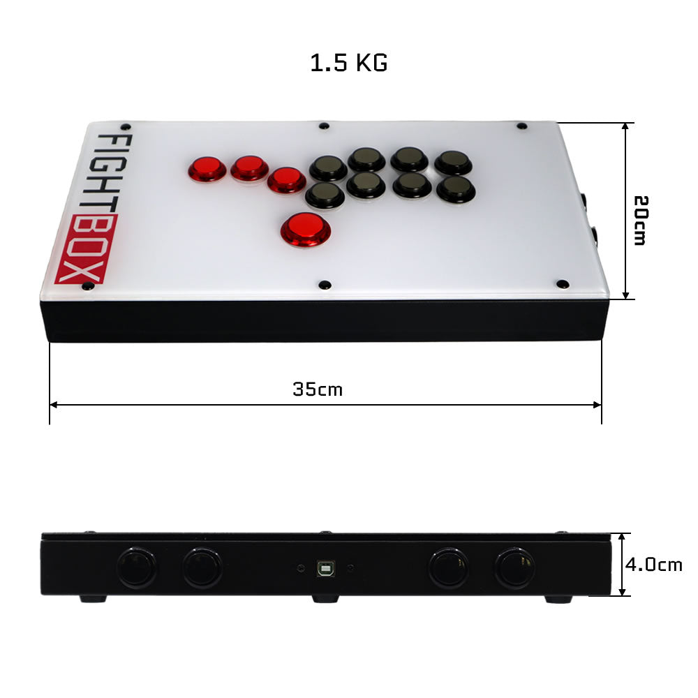 FightBox K1 All Button Leverless Arcade Game Controller