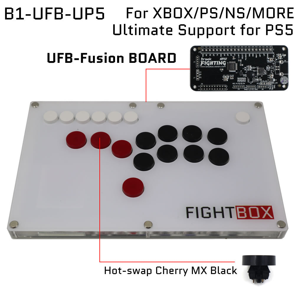 FightBox B1 All Button Leverless Arcade Game Controller for PC/PS/XBOX/SWITCH