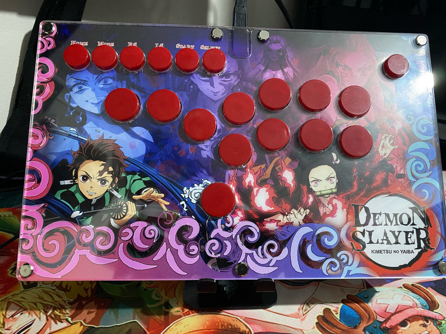 FightBox B1-DIY All Button Leverless Arcade Game Controller for PC/PS/XBOX/SWITCH DIY Version