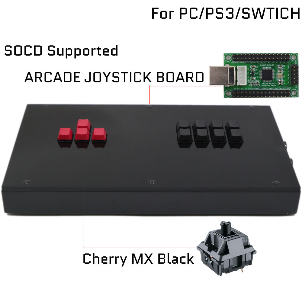 RAC-J800KK Mechanical Keyboard Arcade Game Controller for PC/PS/XBOX/SWITCH