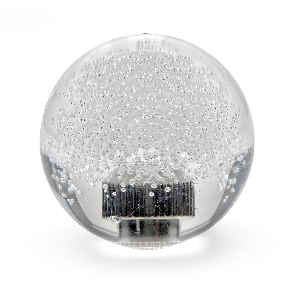 Seimitsu LB-39 Bubbletop White – 35mm Translucent Arcade Joystick Ball Top for Sanwa JLF & Seimitsu LS-32 | 6mm Threaded, Clear Bubble Design