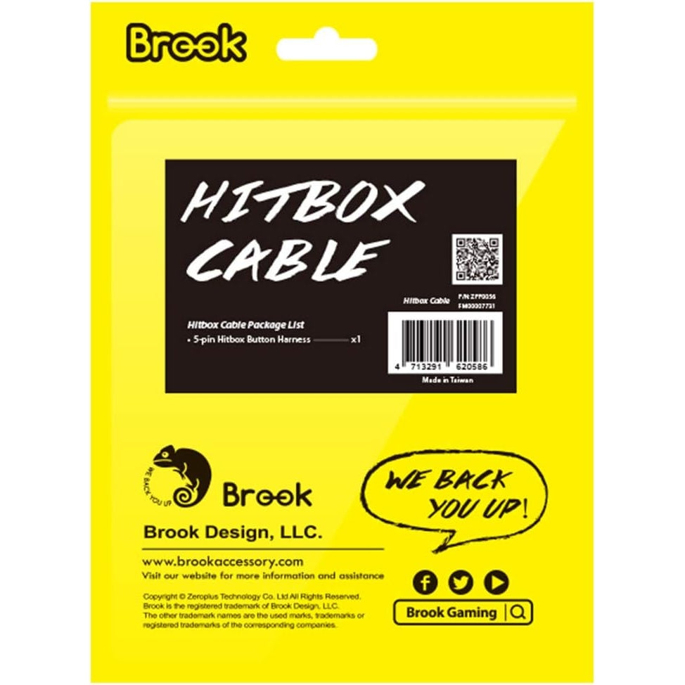 Brook Hitbox Cable 5-pin, for Hitbox, Button Harness DIY Builds, Hitbox Accessories, Fighting Board Accessories, Fighting and Arcade games