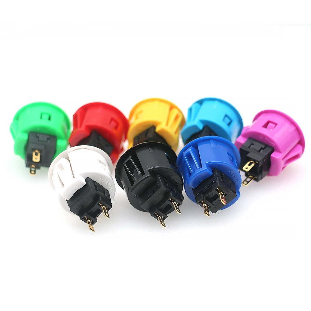 Sanwa Buttons Kit 6 PCS OBSF-24 Original Japanese Arcade Buttons Game Push Button For Arcade Game Cabinet Machine