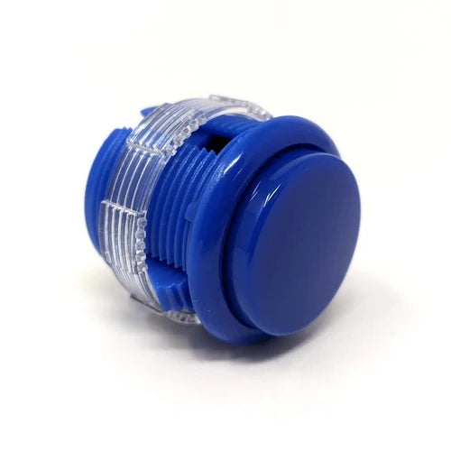 Crown / Samducksa SDB-203-S 30 mm silent cherry mx screw in arcade button blue