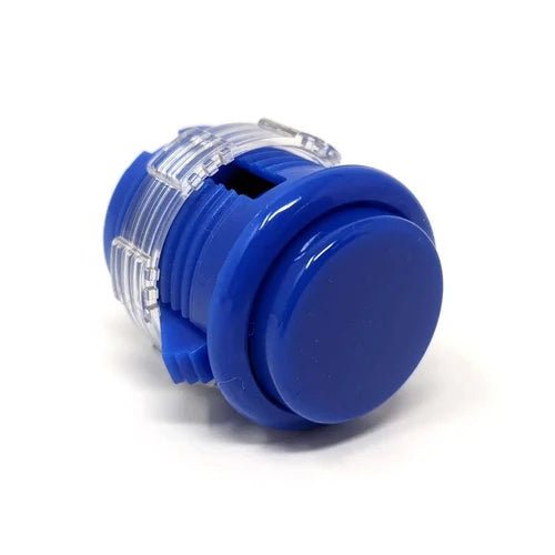 Crown / Samducksa SDB-203-S-24 mm silent cherry mx screw in arcade button blue