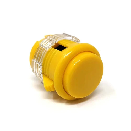 Crown / Samducksa SDB-203-S-24 mm silent cherry mx screw in arcade button yellow
