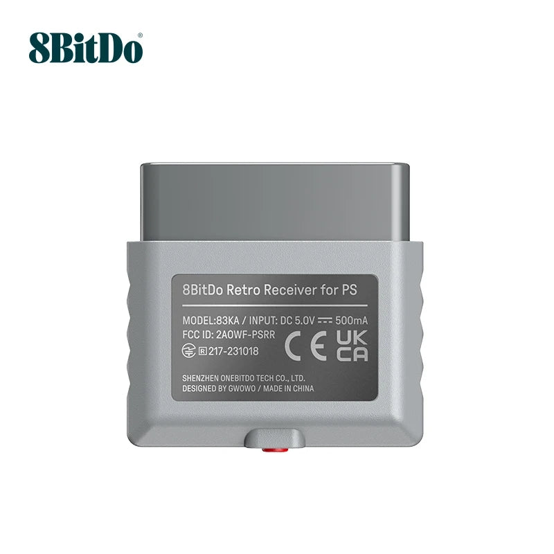 8Bitdo Bluetooth Retro Receiver for PS1 PS2 and Windows, Compatible with Xbox Series Controller, Xbox One Bluetooth Controller, Switch Pro and PS5/PS4 Controller