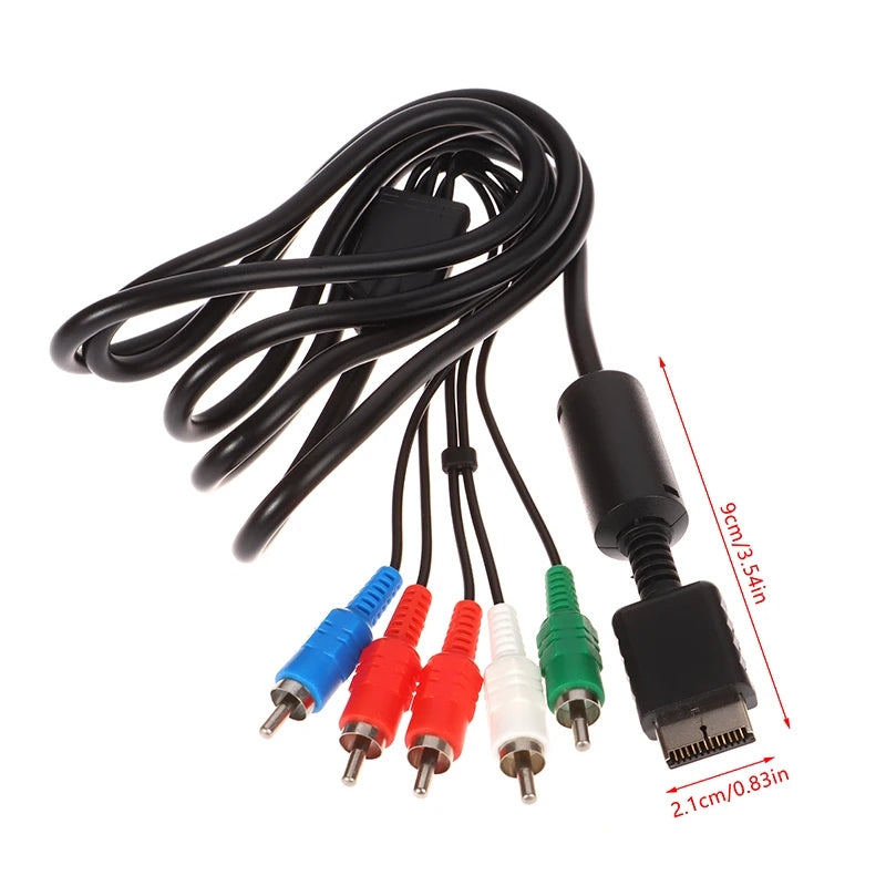 HD Component RCA AV cable for Sony PlayStation 2 and 3
