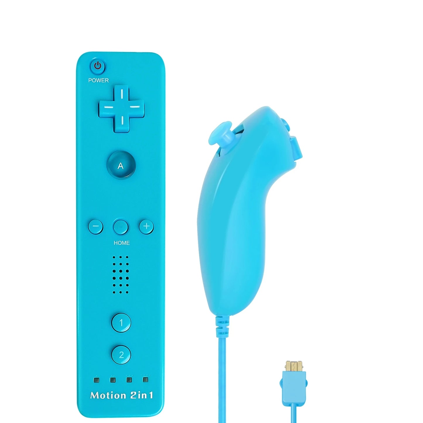 Wii Motion Plus Controller Set - 2in1 Wireless Remote & Silicone Case