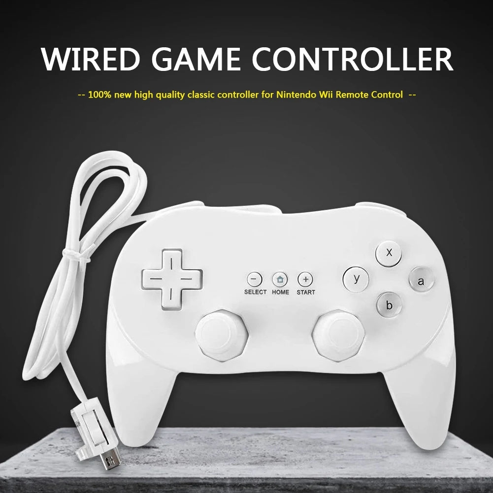 Wii Wired Joypad Joystick Gamepad - Classic 2nd Generation Controller