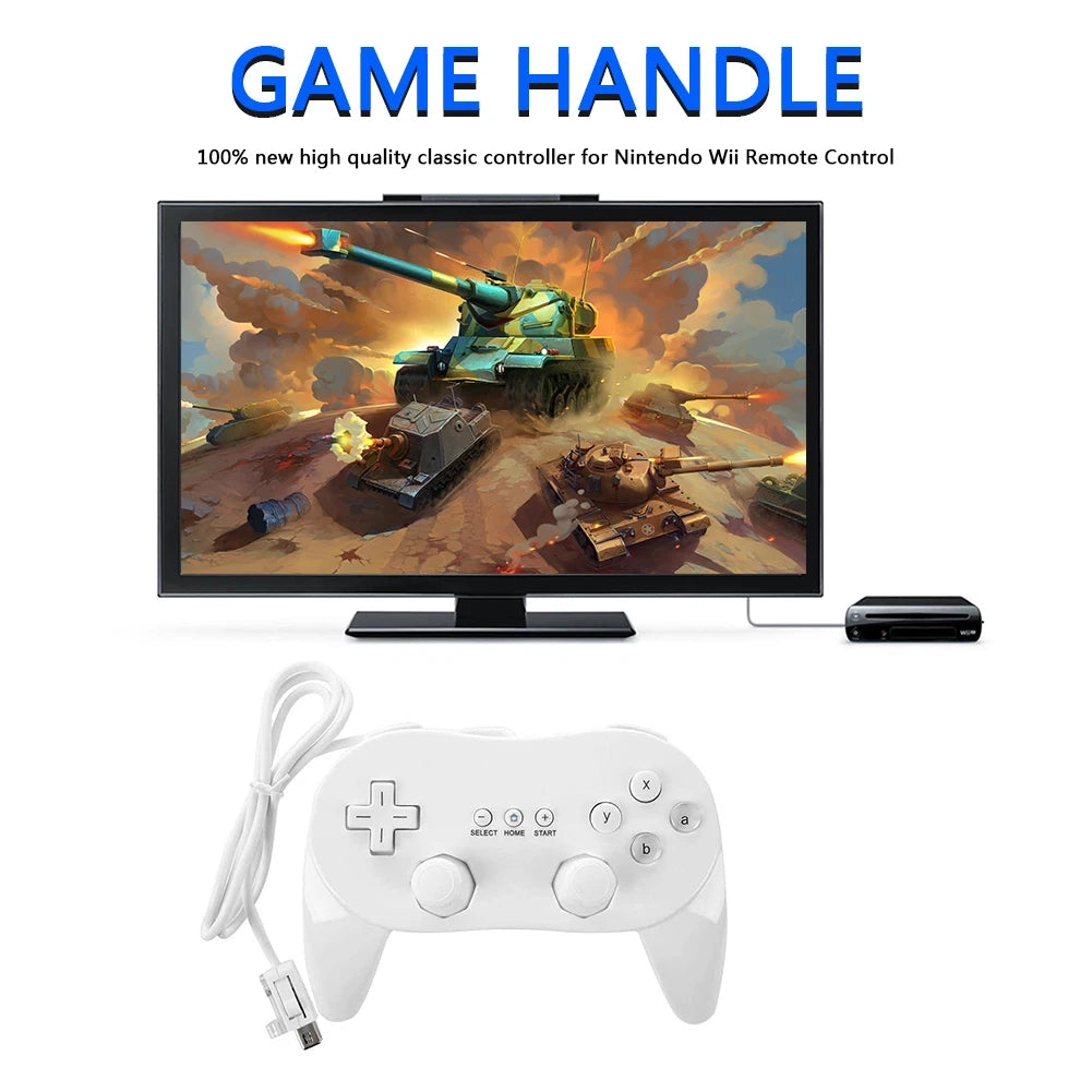 Wii Wired Joypad Joystick Gamepad - Classic 2nd Generation Controller