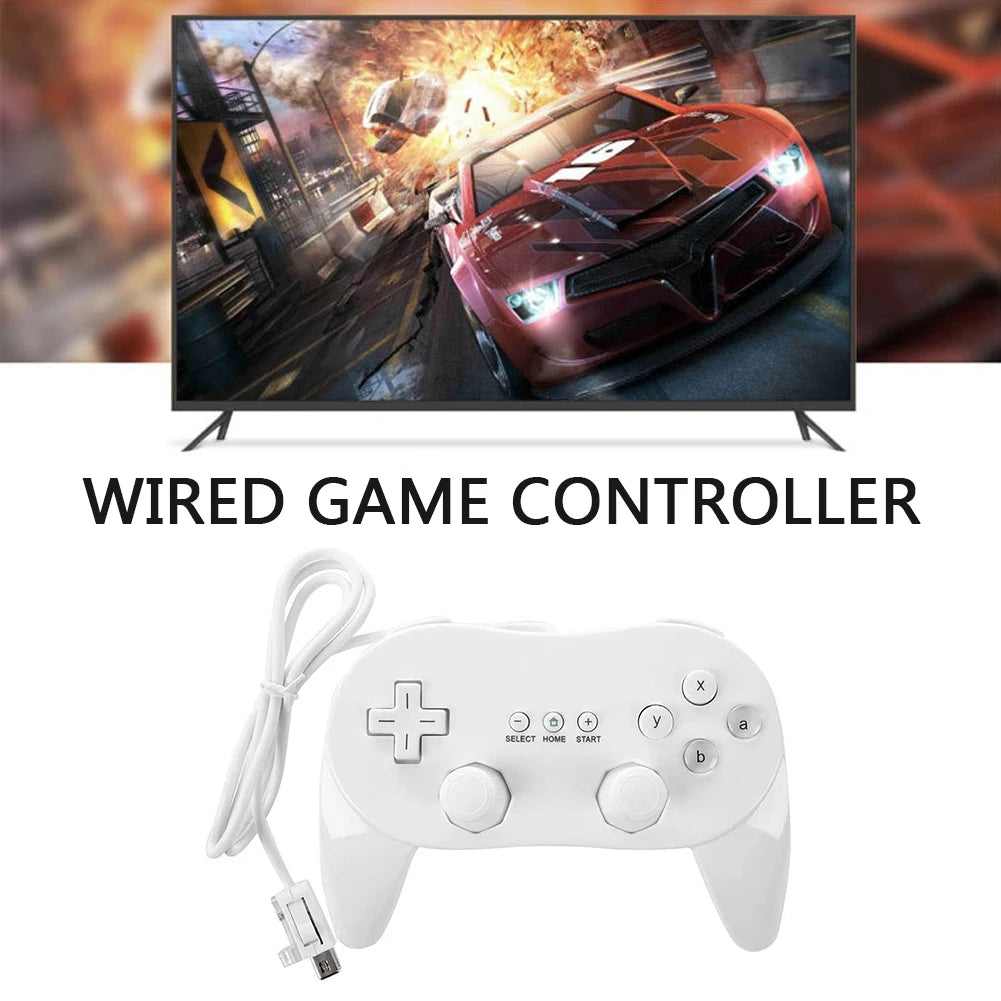 Wii Wired Joypad Joystick Gamepad - Classic 2nd Generation Controller