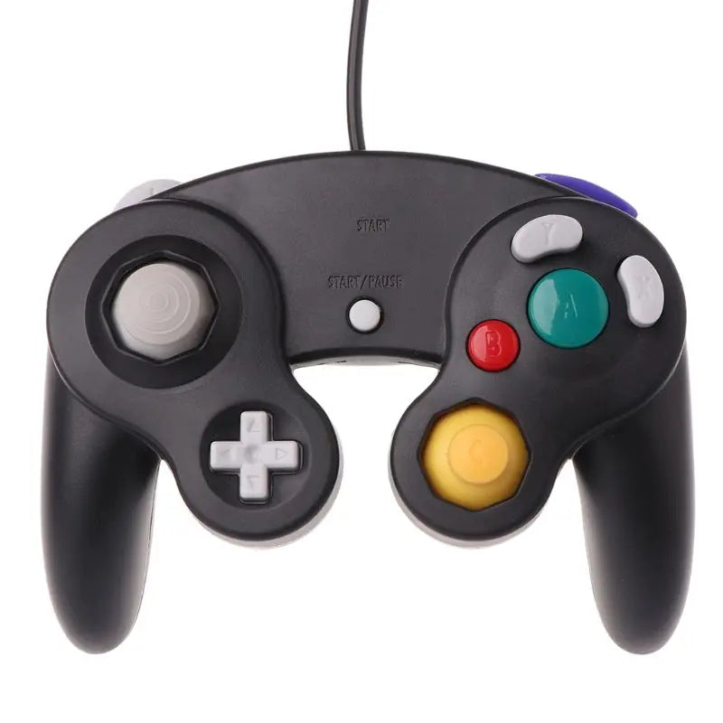 Wii GameCube Style Game Controller - Comfortable Feel & Port
