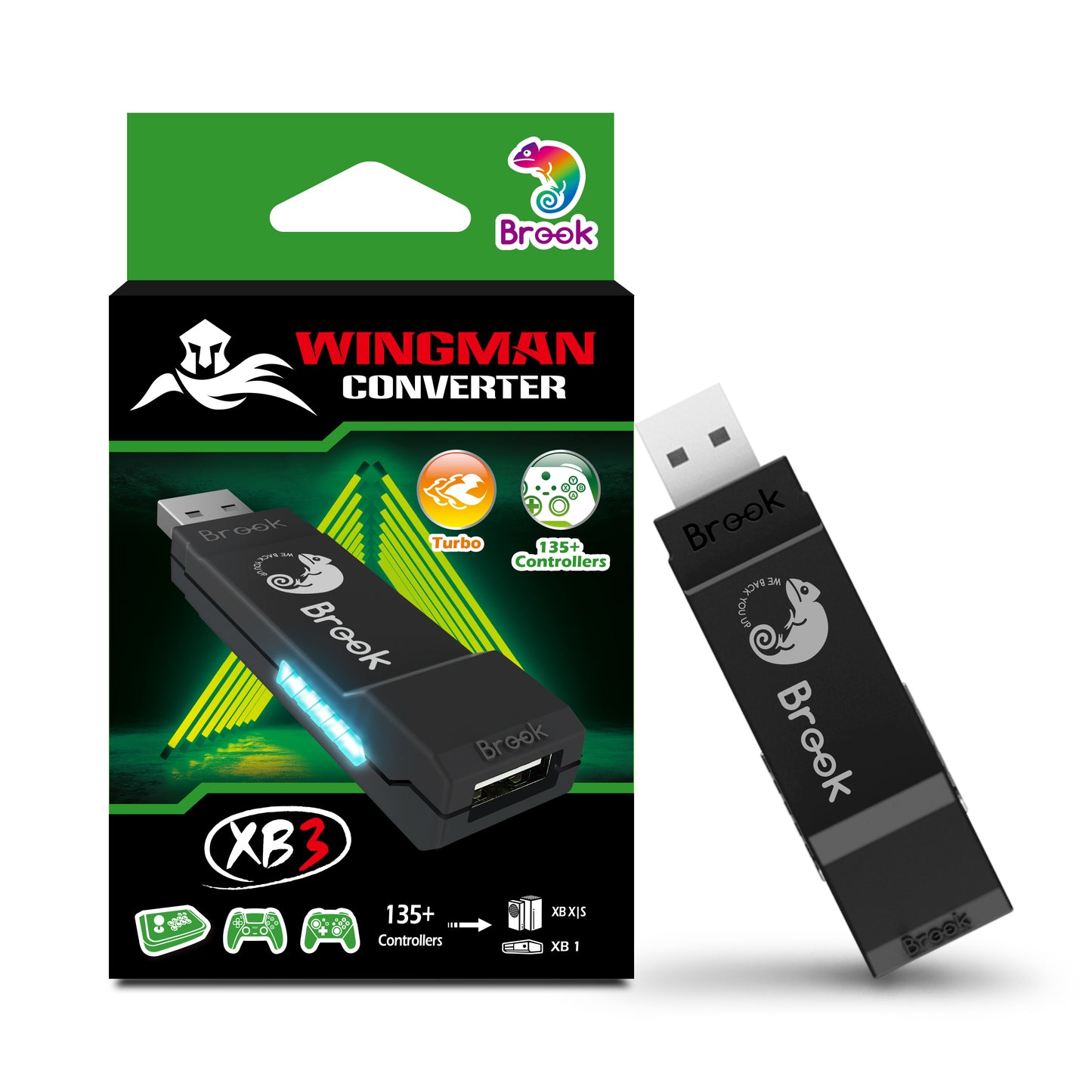 Brook Wingman XB 3 Wireless Controller Adapter for Xbox Series X|S, One, PC