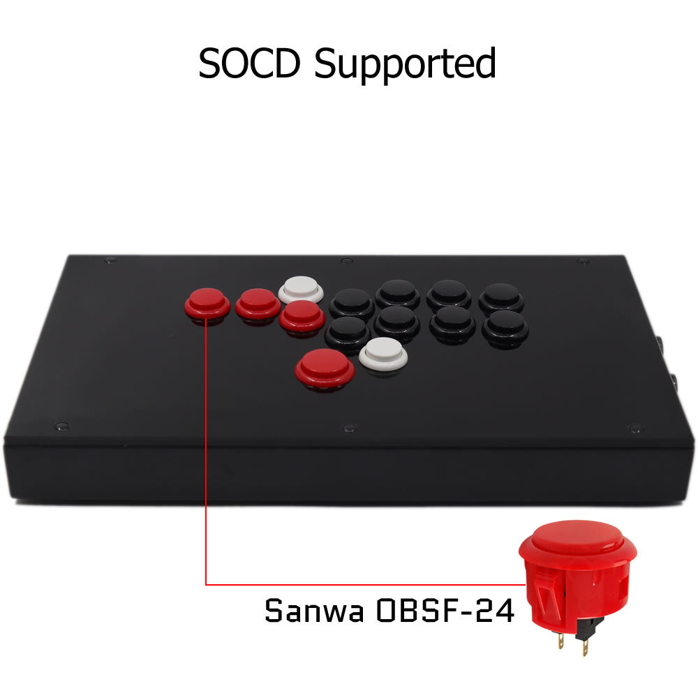 RAC-J803B All Buttons Arcade Joystick Fight Stick For PS4/PS3/PC RetroArcadeCrafts