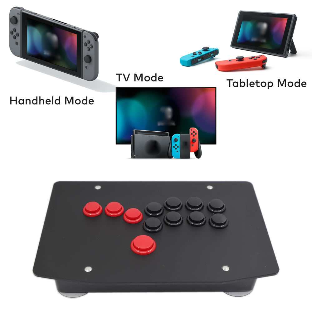 RAC-J500B-NS All Buttons Hitbox Style Arcade Game Controller Nintendo Switch