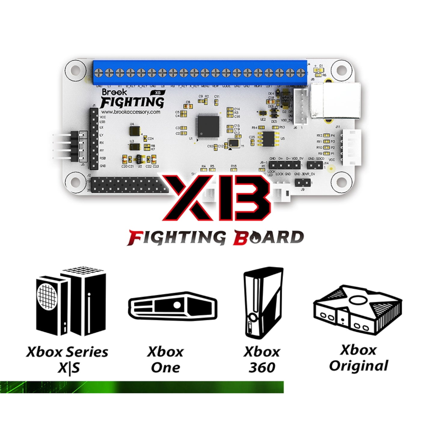 Brook XB Fighting Board All Xbox Support RetroArcadeCrafts