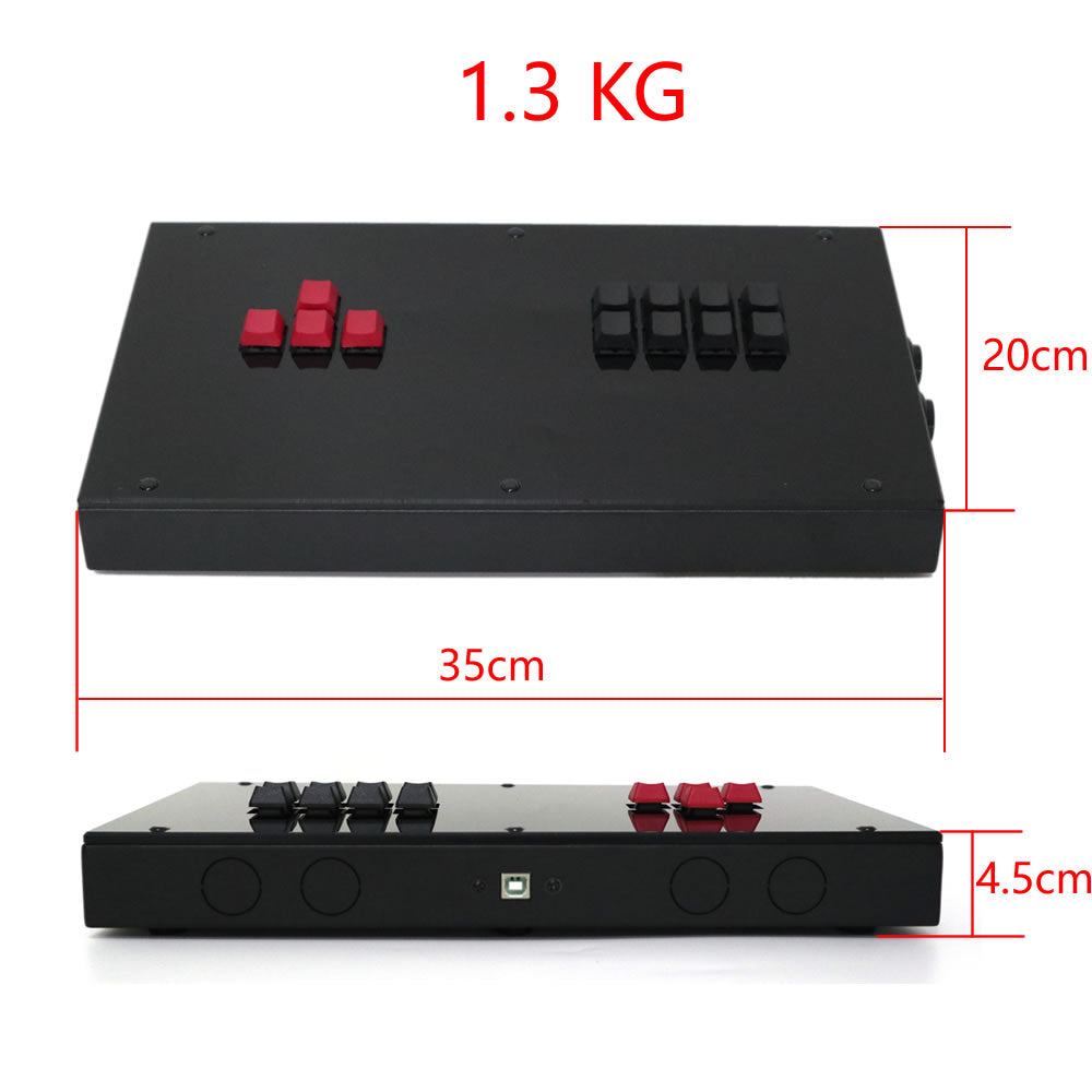 RAC-J800KK Mechanical Keyboard Arcade Joystick Fight Stick For PS4/PS3/PC RetroArcadeCrafts