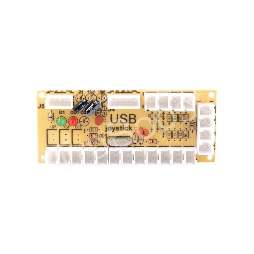 Zero Delay Arcade Mame Encoder Usb To Pc 5Pin Joystick Pcb Board Cables