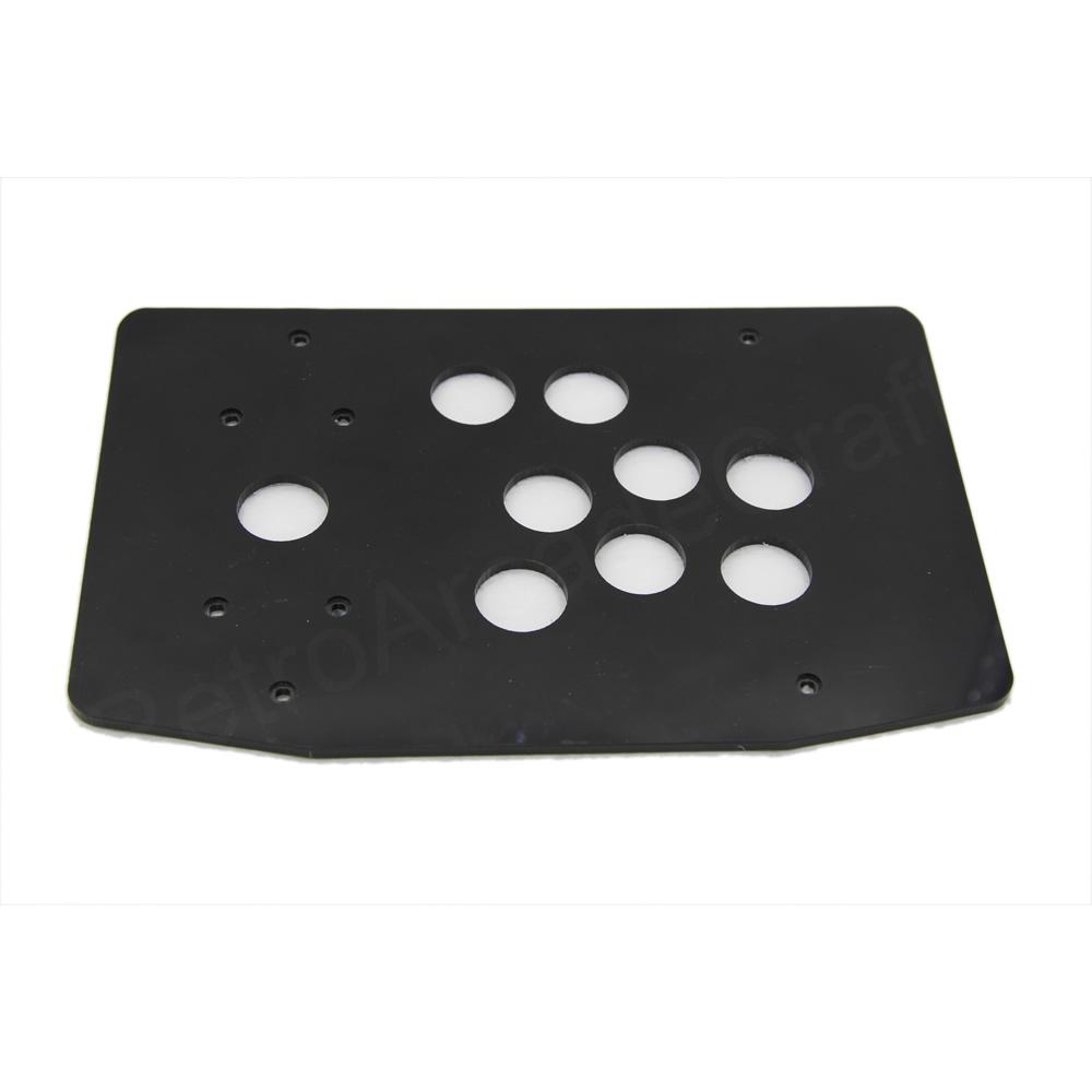 DIY PC Arcade Joystick Kits 2Pin Cable Acrylic Panel Case USB Button Unassembled