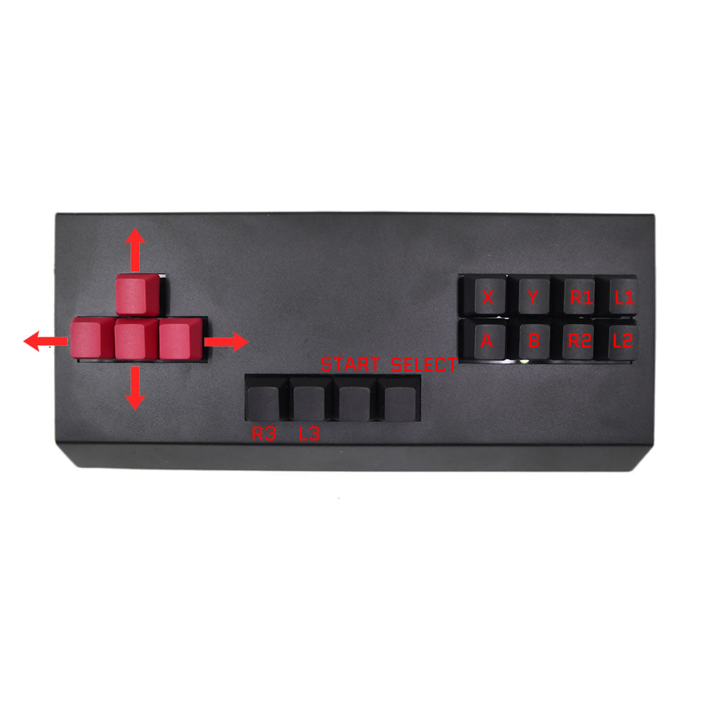 RAC-J500KM Mechanical Keyboard Arcade Game Controller PC Portable RetroArcadeCrafts