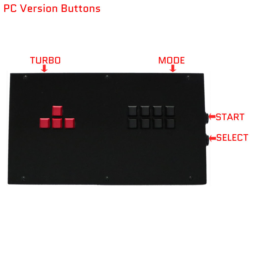 RAC-J800KK Mechanical Keyboard Arcade Joystick Fight Stick For PS4/PS3/PC RetroArcadeCrafts