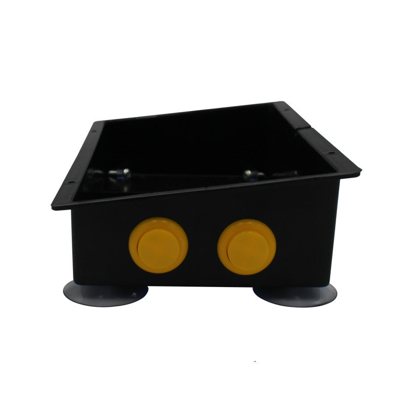 DIY Arcade Joystick Kits Part Arcade Joystick Inclined Plane Case With Suckers 2 Buttons