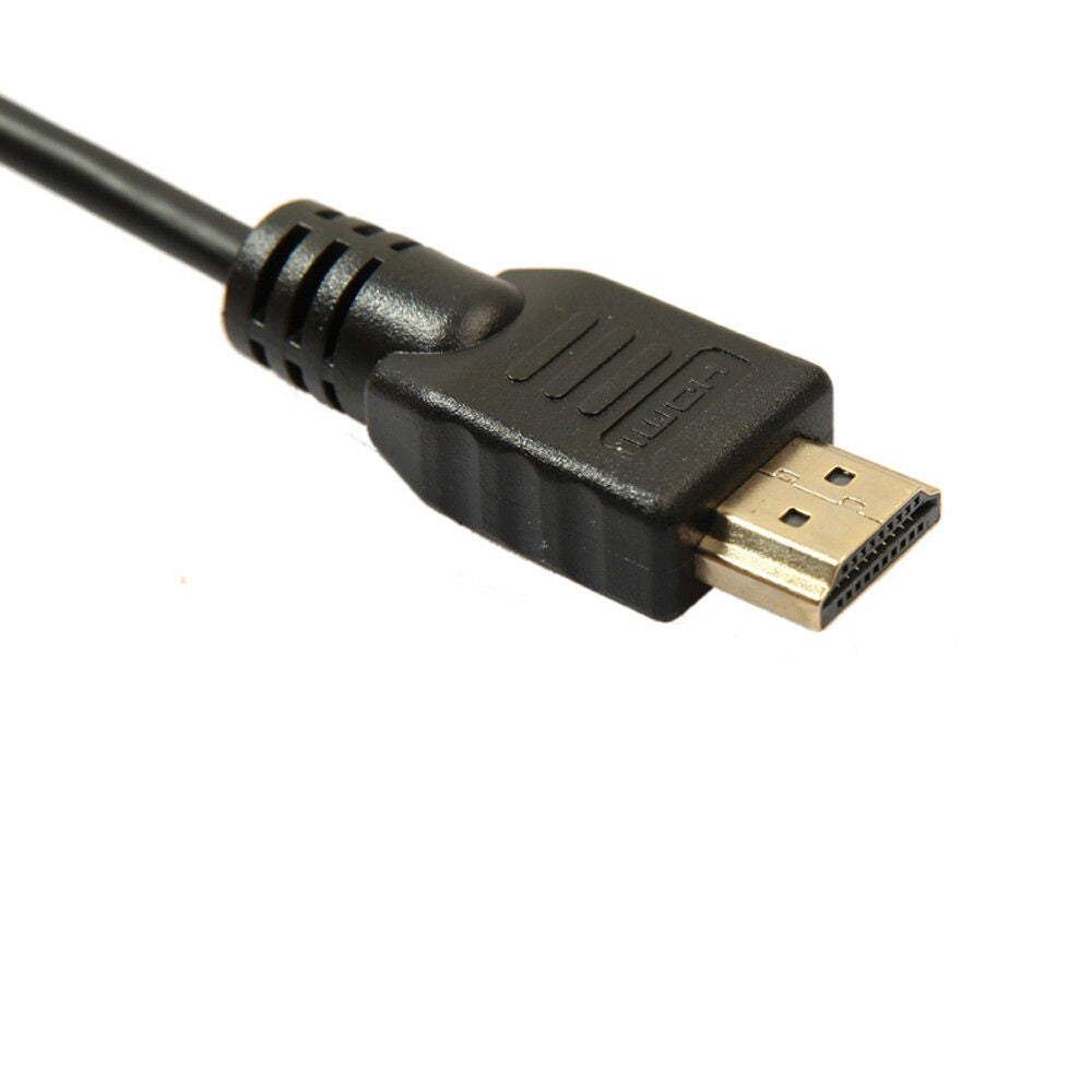 Black Micro HDMI To HDMI Cable 6FT 1.8M 4K for Raspberry Pi 4 Model B US RetroArcadeCrafts