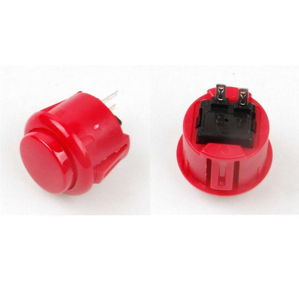 5pcs 24mm Push Button for Arcade Game Joystick Controller Multi Colors RetroArcadeCrafts