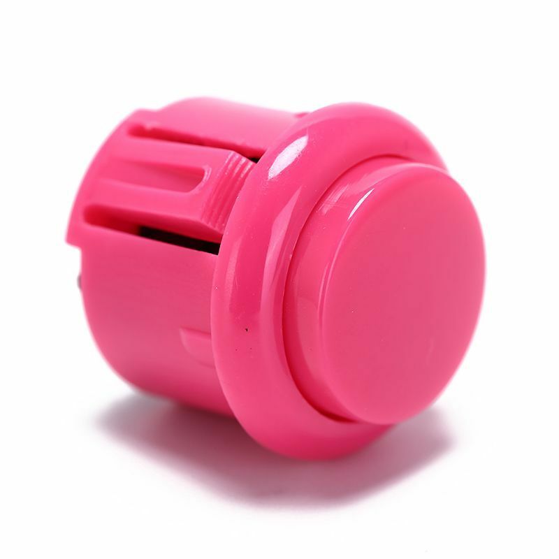 5pcs 24mm Push Button for Arcade Game Joystick Controller Multi Colors RetroArcadeCrafts