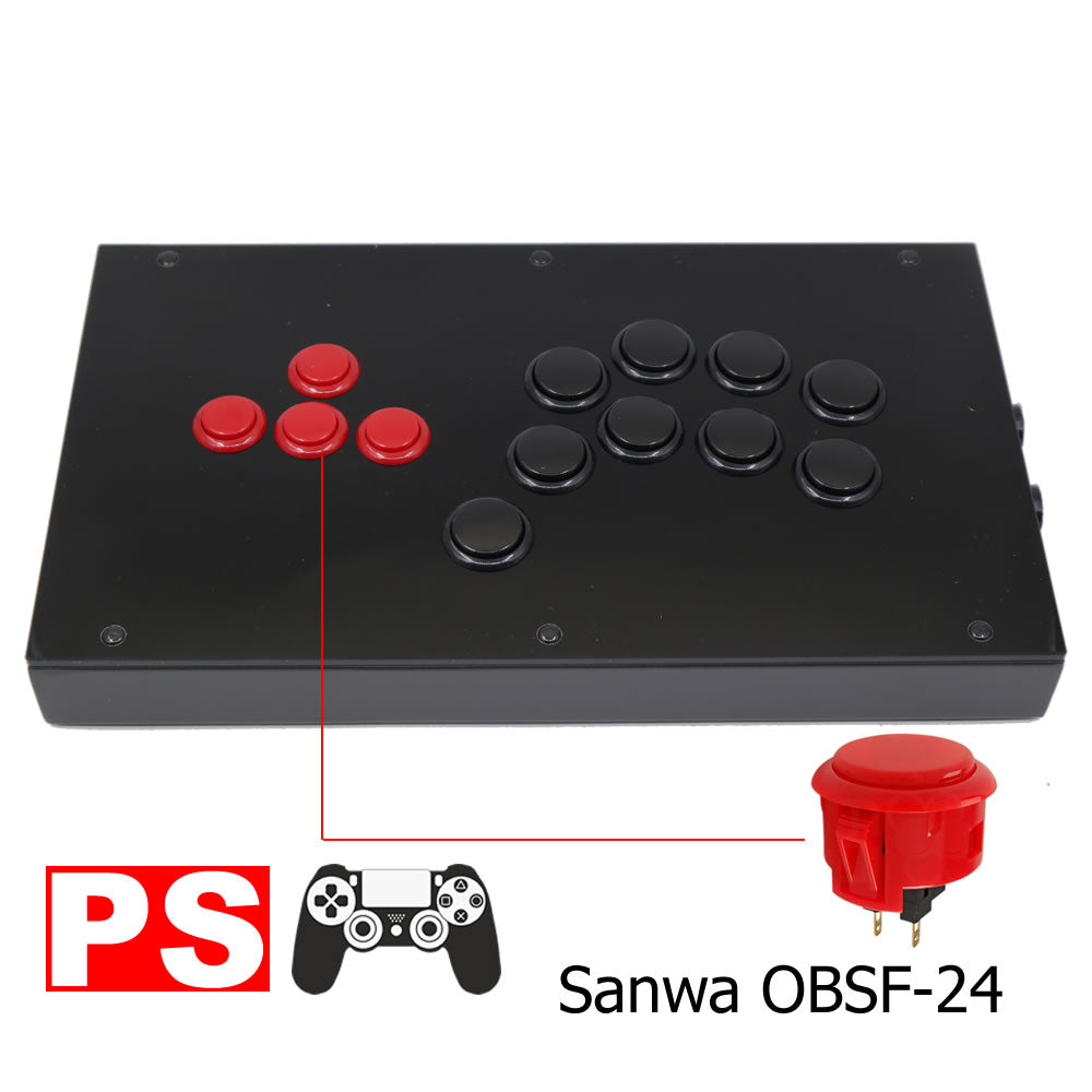 RAC-J802B All Buttons Arcade Joystick Fight Stick For PS4/PS3/PC RetroArcadeCrafts