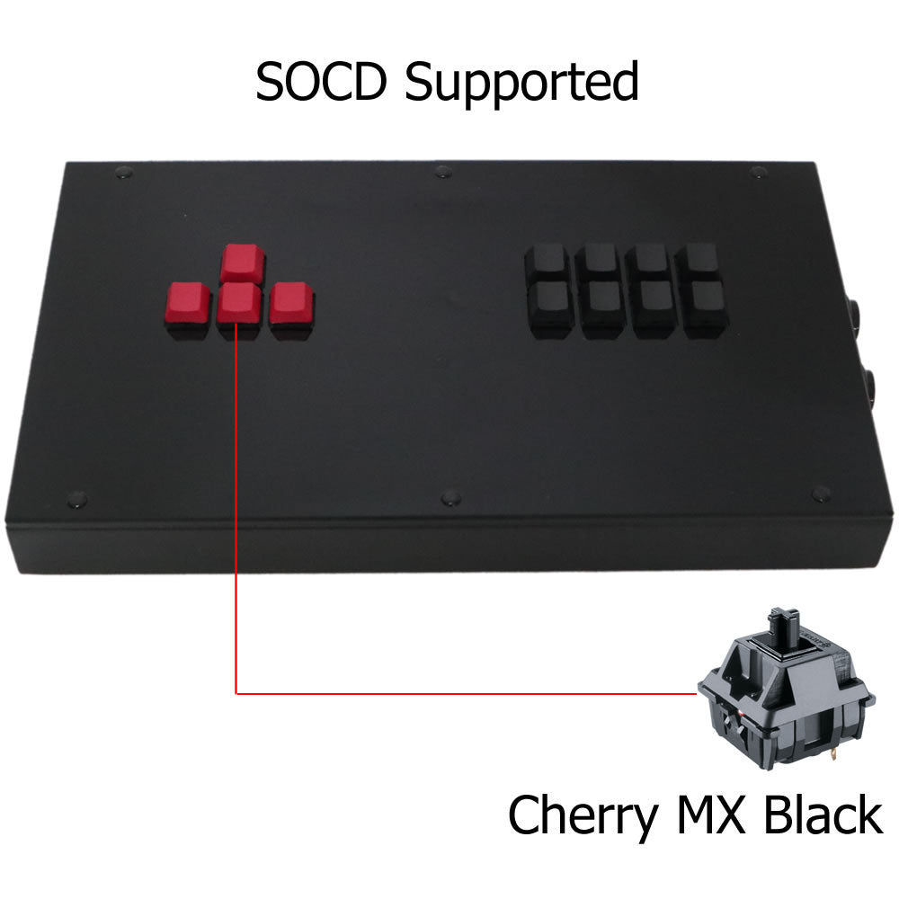RAC-J800KK Mechanical Keyboard Arcade Joystick Fight Stick For PS4/PS3/PC RetroArcadeCrafts