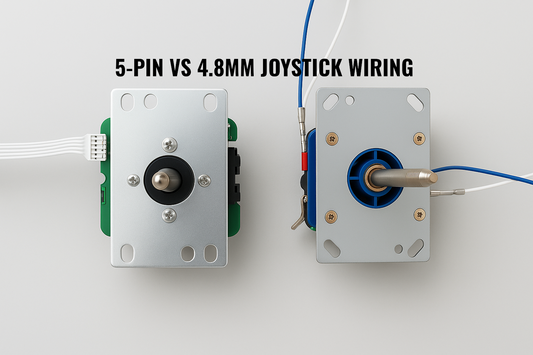 5-pin vs 4.8mm joystick wiring title graphic