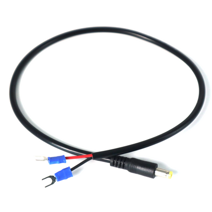 50cm DC Power Cable 5.5x2.5mm w/ U-Shaped Tab for Arcade Power Box Interface