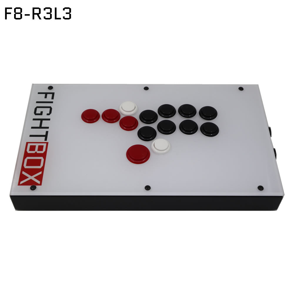 Foam Rage Controller Box FightBox F8-R3L3 All Button Leverless Arcade Game Controller for PC/PS3 ...