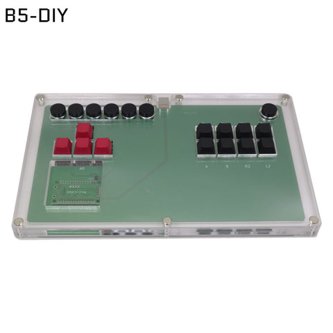 B5-PC Ultra-Thin Mechanical Keyboard Game Controller WASD Fightstick For PC Hot-Swap Cherry MX