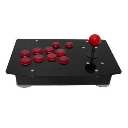 RAC-J500S 10 Buttons Right Handed Arcade Joystick USB Wired Black Acrylic Panel For PC