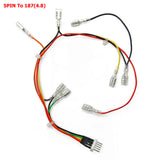 5-Pin to 4.8mm (.187") Microswitch Terminals 2-Pin 8-Pin Conversion Harness