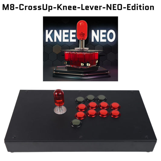 FightBox M8-CrossUP-NEO-Edition Korean Knee Lever Arcade Joystick Game Controller  for PC/PS/XBOX/SWITCH